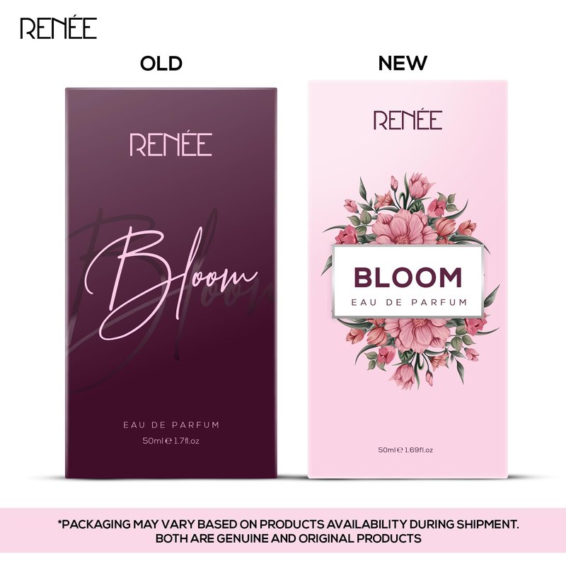 RENEE Eau De Parfum Bloom 50Ml| Premium Long Lasting Luxury Perfume Liquid| Notes Of Almond, Unisex Adult, Scent For All Occasions