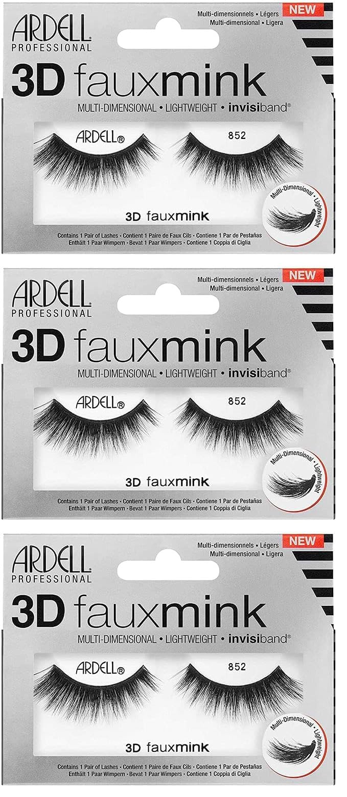 3D Faux Mink 852 (Pack of 3)