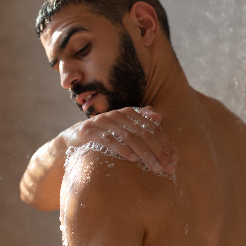 Billy Jealousy Devil's Delight Hydrating Body Wash for Men with Coconut Oil and Shea Butter, Cleanse, Smooth & Soften Skin, Black Pepper/Sandalwood Scent, 8 fl. oz.