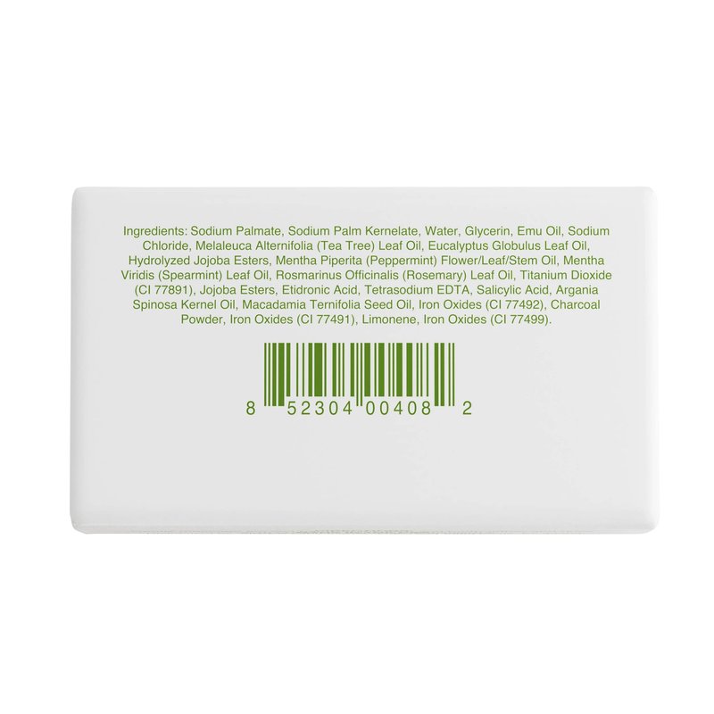 EMUAID Therapeutic Moisture Bar – Medicated Face & Body Cleansing Bar for Fungal-Prone Skin, Jock Itch & Irritation Relief, Soothes & Hydrates with 5% Emu Oil, Tea Tree & Natural Oils, 5oz