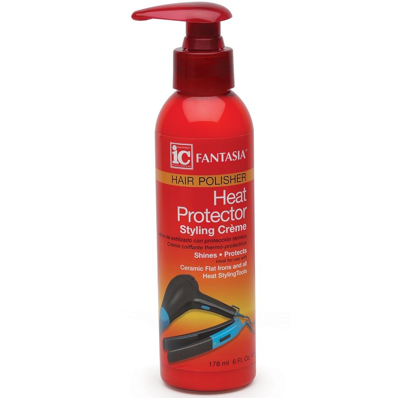 Fantasia Heat Protector Styling Cream - 6 Ounce | Protects Hair from Damage