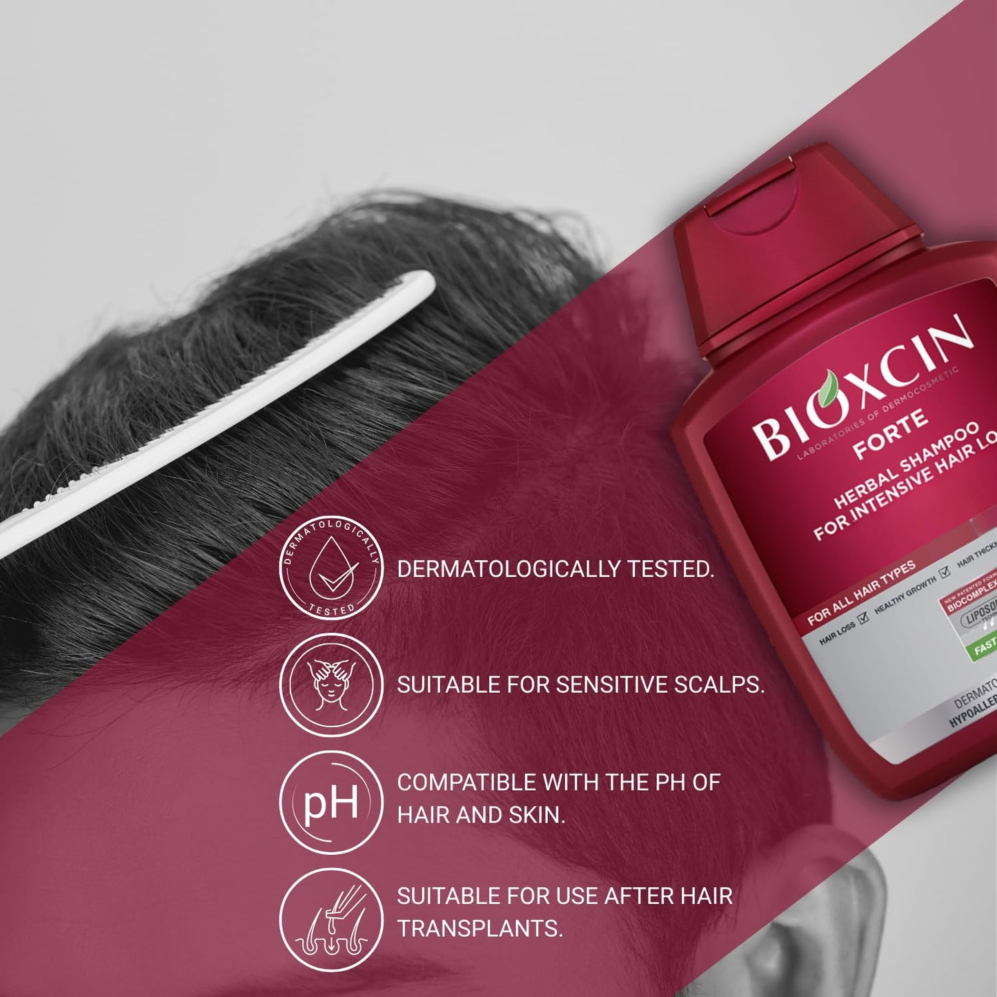 Herbal Shampoo for Hair Loss - Strengthening & Nourishing Formula | Deep Moisturizing with Natural Botanical Extracts