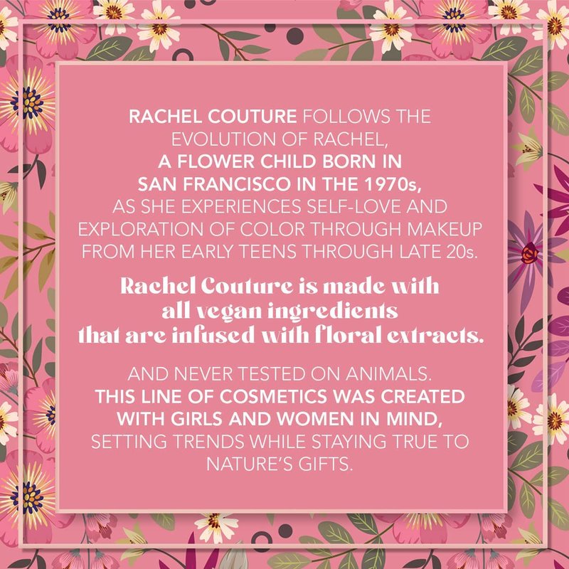 Rachel Couture Eyeshadow Palette with Natural Ingredients & Pure Pigments | Vegan & Cruelty-Free | Infused with Natural Botanical Extracts – 16 Colors - Marble Arch