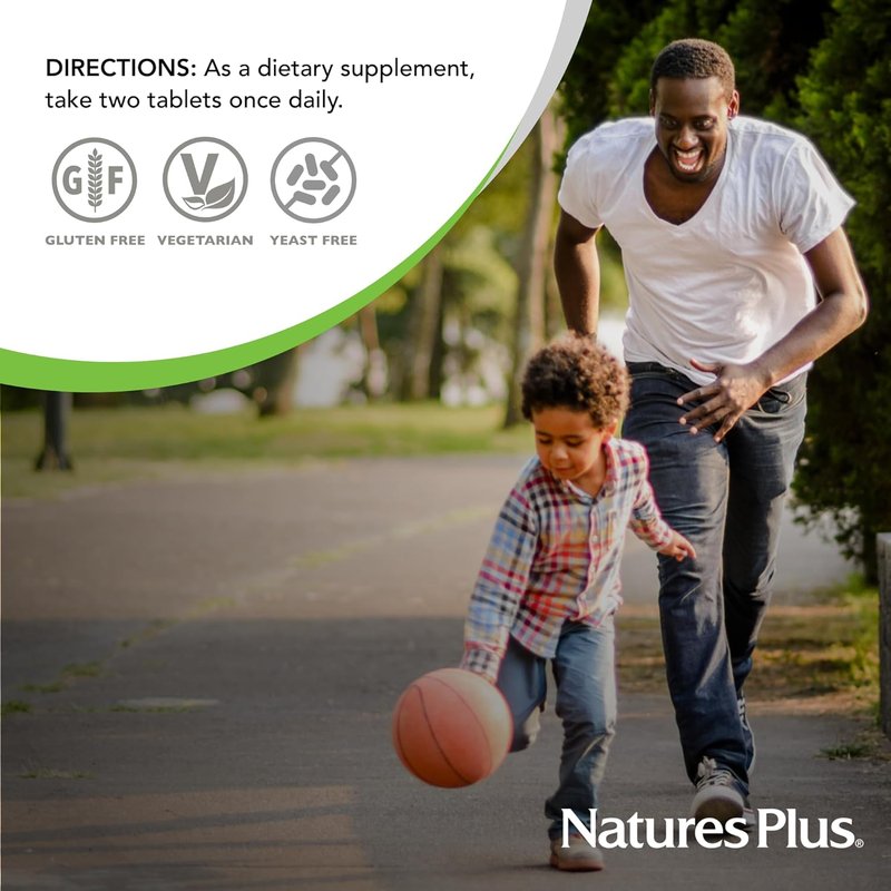 NaturesPlus Ultra Hair Tablets - 90 Sustained Release for Healthy Hair Growth | Gluten-Free, 45 Servings