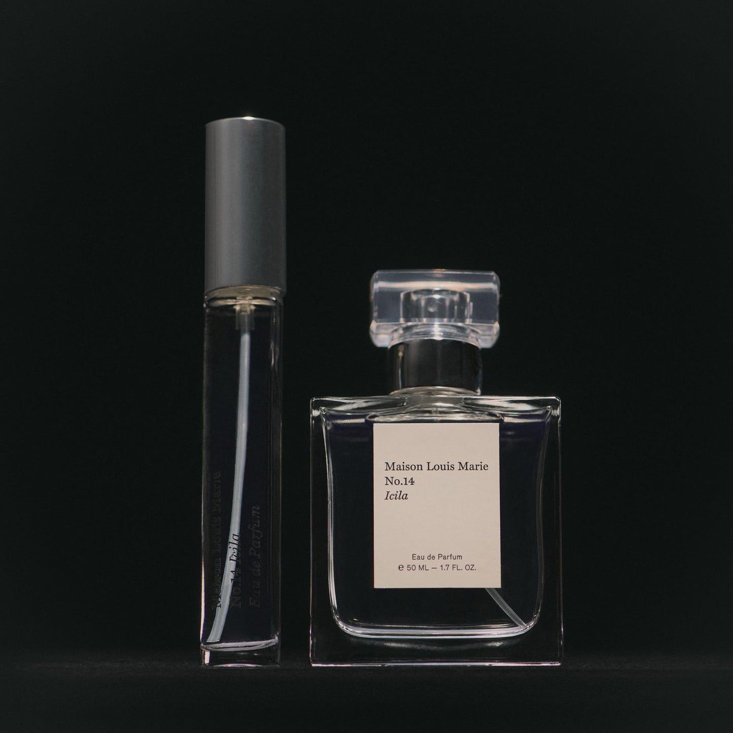 Maison Louis Marie - No.14 Icila Natural Eau de Parfum Travel Spray | Luxury Clean Beauty + Non-Toxic Fragrance (0.3 fl oz | 9 ml)
