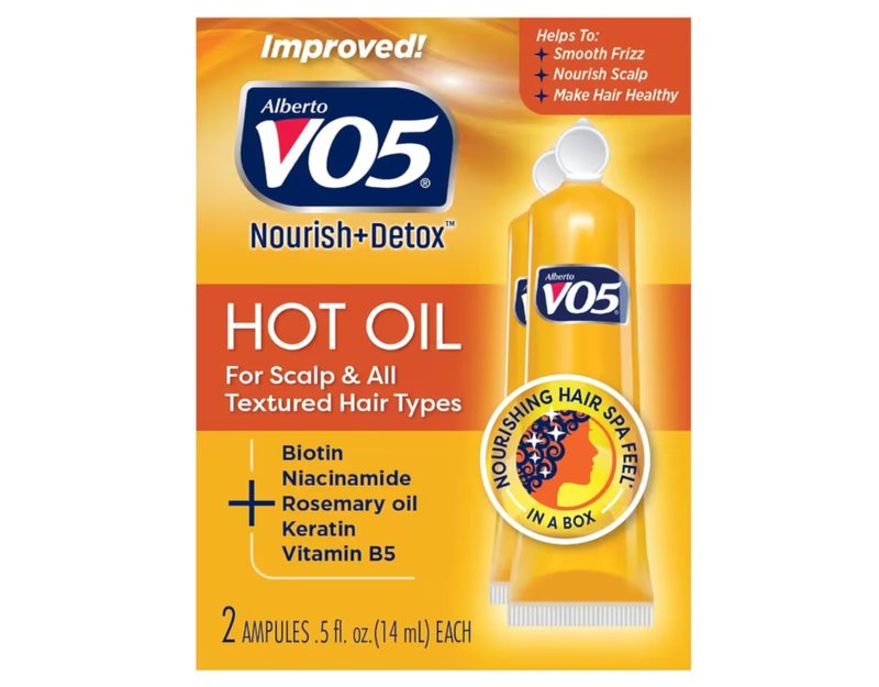 Alberto VO5 Moisturizing Hot Oil Treatment, 0.5 Ounce, 2-Count Tubes (Pack of 6)