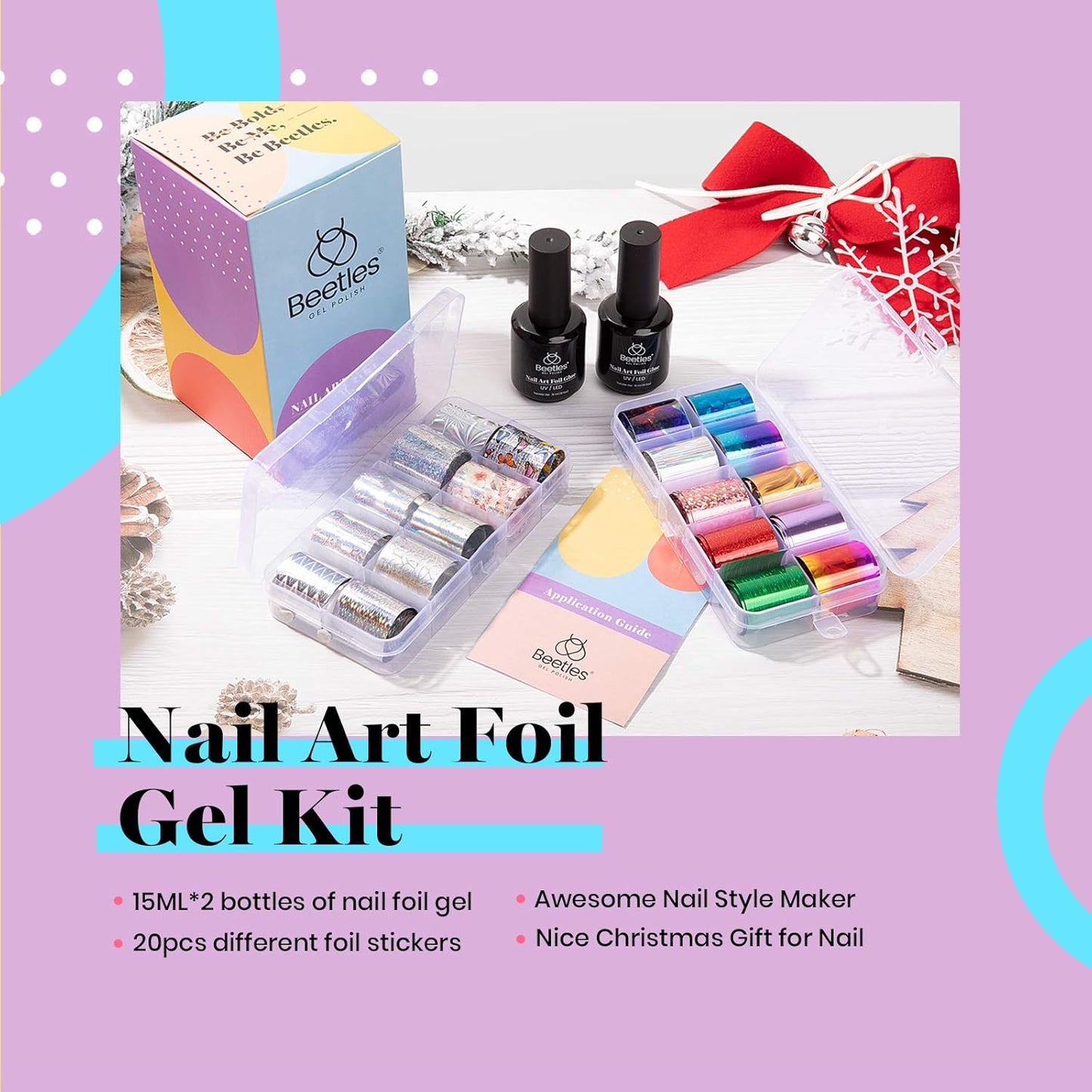 Beetles Liquid Latex for Nail 15ml - Peel off Nail Polish Cuticle Guard with Plastic Nail Care Stick Nails Design Air-Dry Liquid Latex Barrier for Protector Fingers