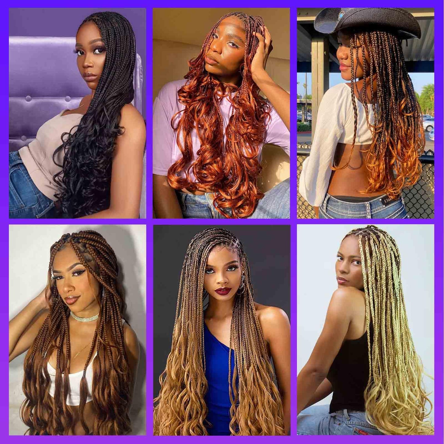 French Curly Braiding Hair 8 Packs Loose Wavy Braiding Hair Pre Stretched Bouncy Synthetic French Curl Braiding Hair Extensions for Women (Burgundy, 18 Inch)