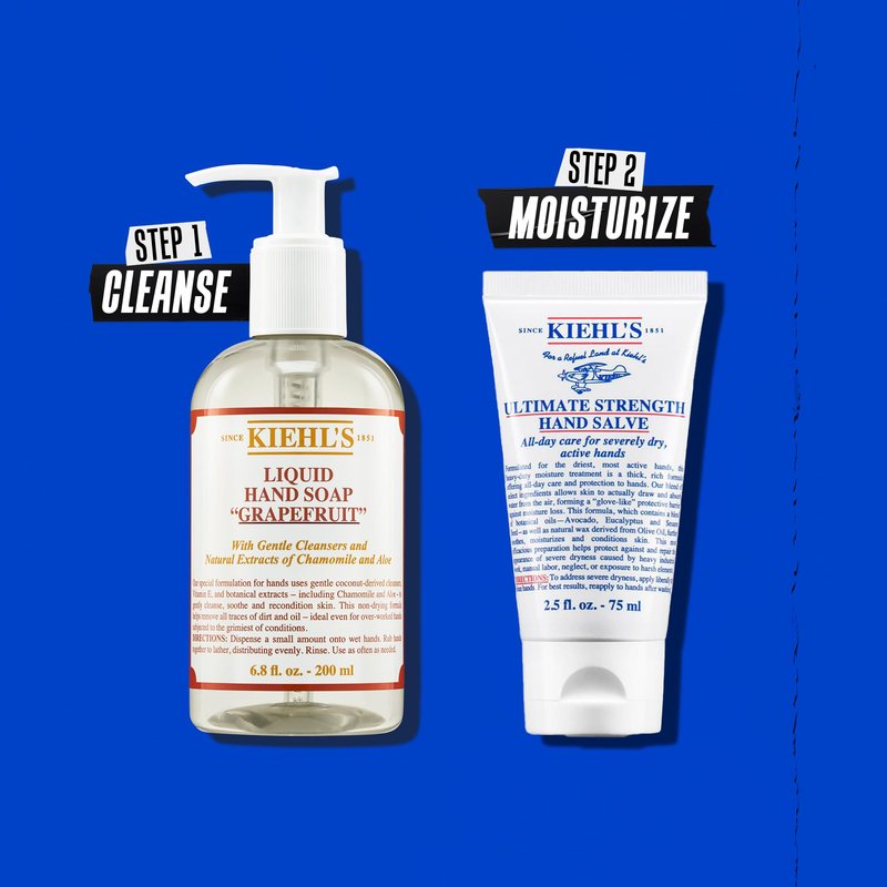 Kiehl's Ultimate Strength Hand Salve, Deeply Hydrating Hand Lotion, Thick and Rich Formula for Intense Moisture and Conditioning, Protects and Repairs Dry Hands, Paraben and Gluten Free - 5 fl oz