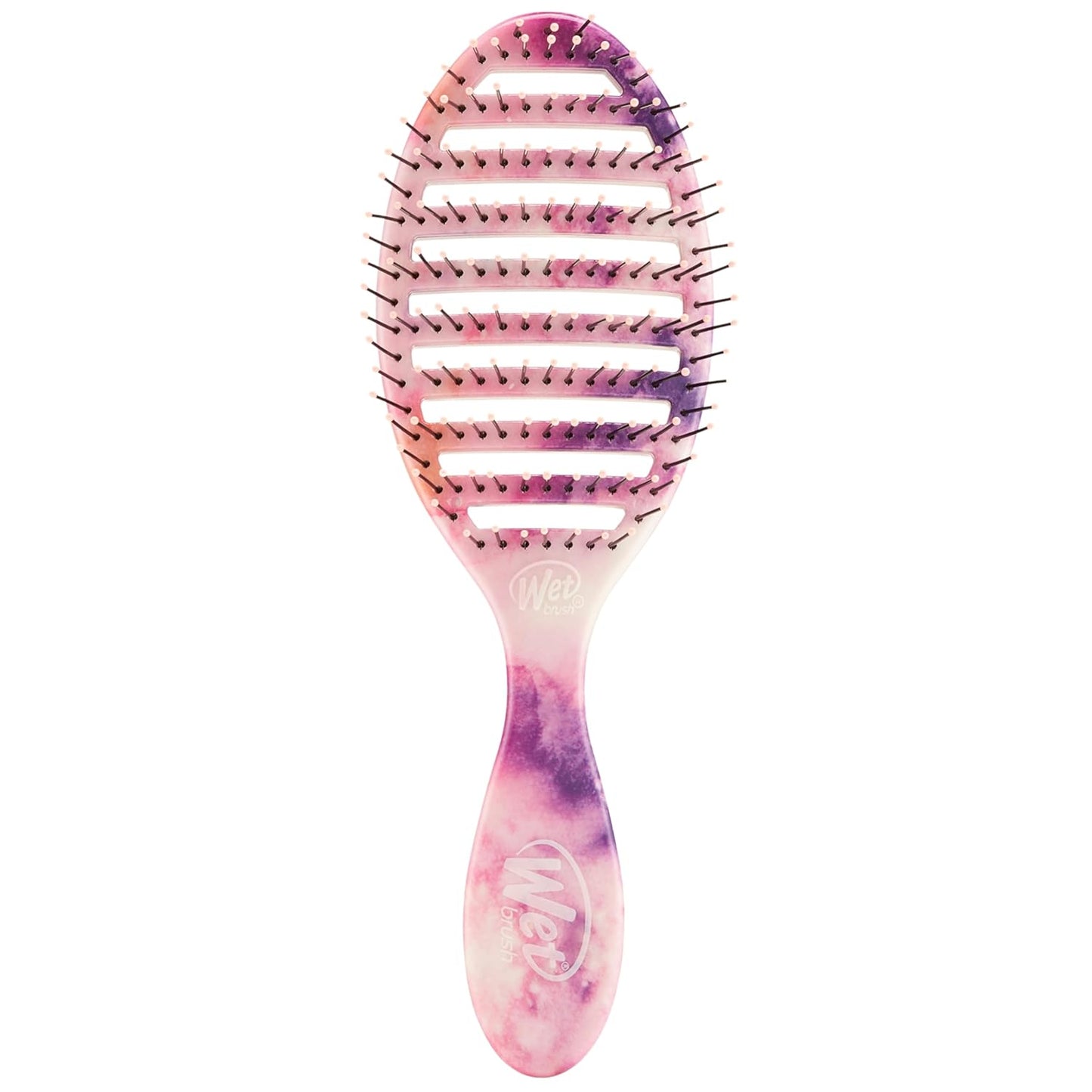 Wet Brush Speed Dry Hair Brush - Pink - Vented Design and Ultra Soft HeatFlex Bristles Are Blow Dry Safe With Ergonomic Handle Manages Tangle and Uncontrollable Hair - Pain-Free