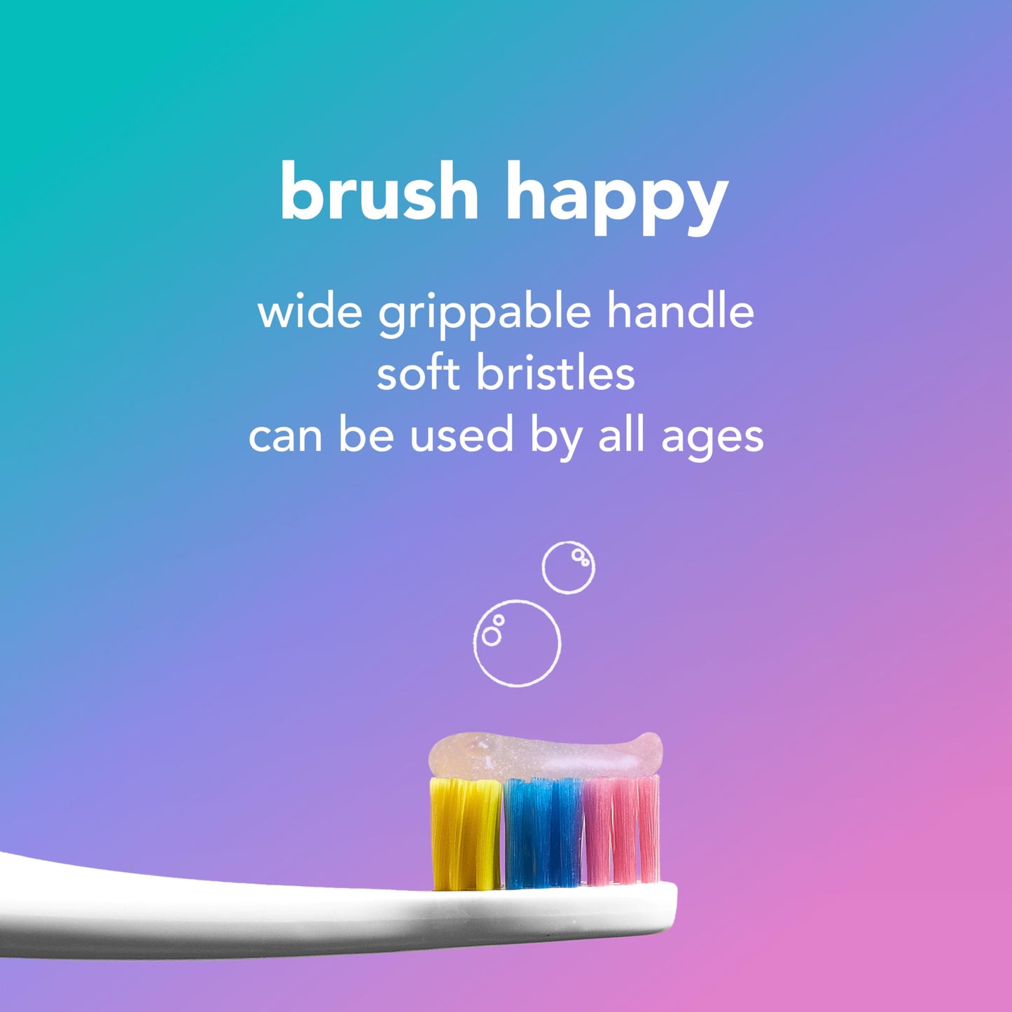 hello Soft Kids Toothbrushes, Unicorn Toothbrush Pack with Wide Handles, Made for Kids of All Ages, BPA-Free, Super Soft Bristles, Gentle on Gums, Tough on Pesky Plaque, 6 Pack