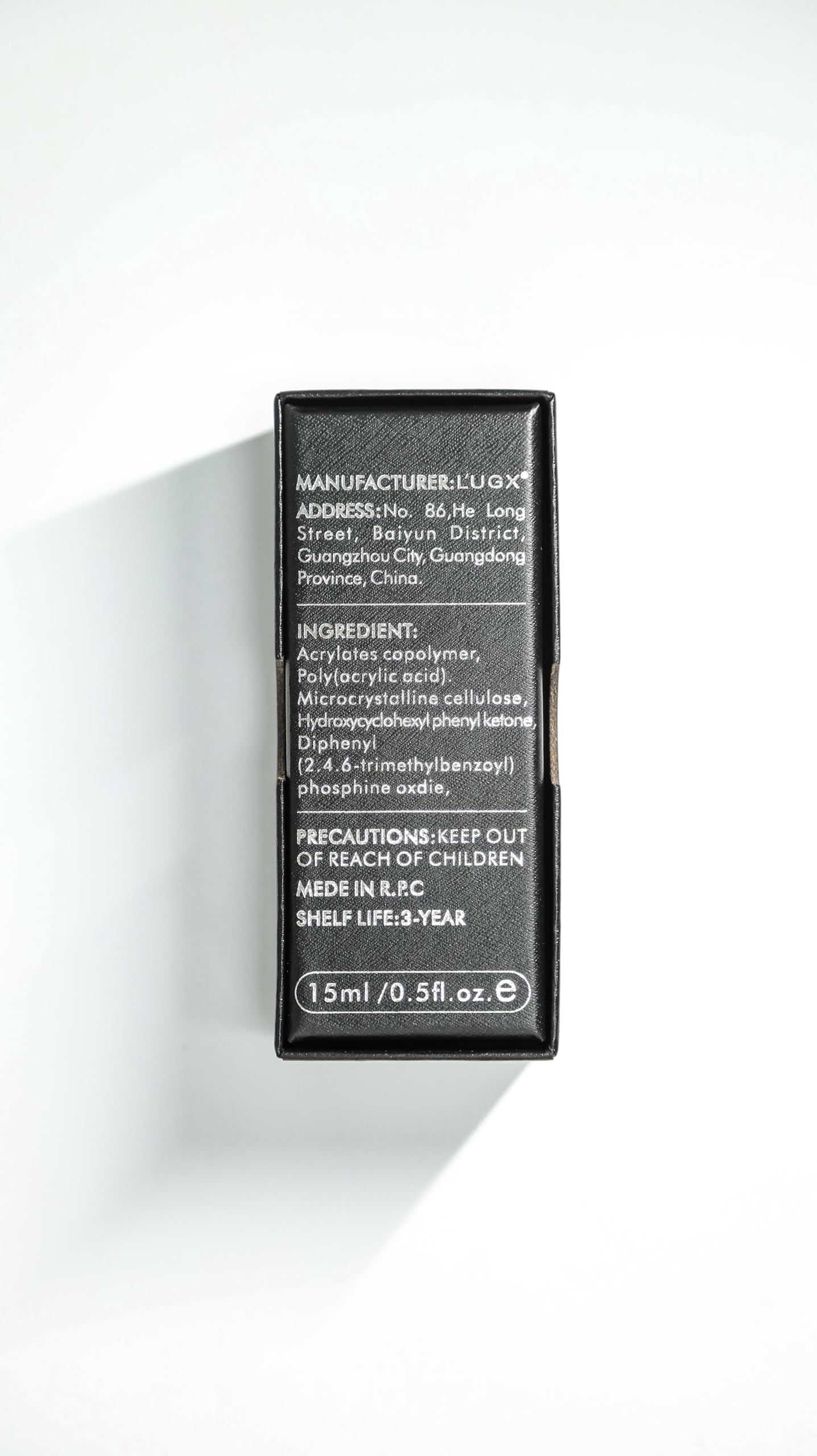 L'UGX Gel Top Coat – Glossy Gel Top Coat 30+ Days Shiny & Scratch-Resistant Finish, 15ml