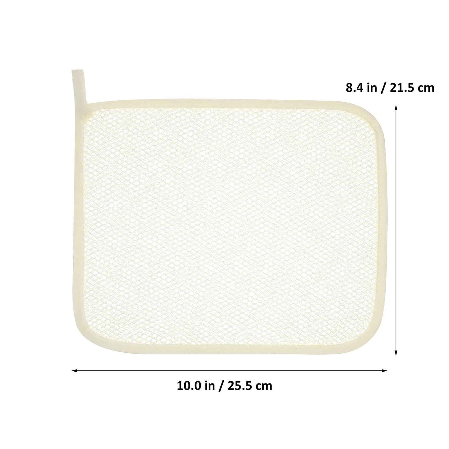 Lurrose Exfoliating Face Washcloth 8pcs Body Scrubber Hanging Bath Cloth African Net Sponge Shower Loofah Skin Wash Towel Facial Makeup Remover for Back Knee Joint