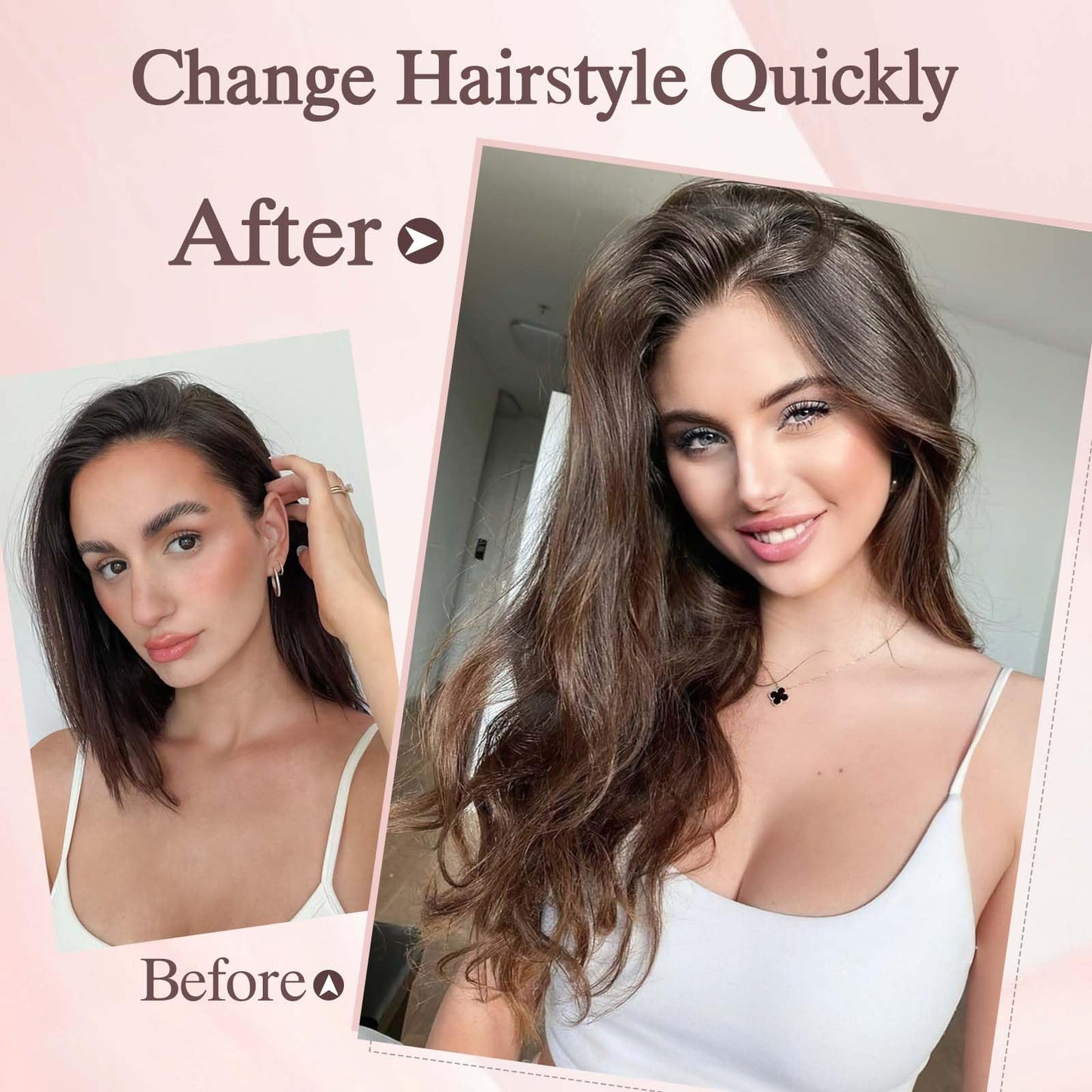 SEGO Pro 50pcs U Tip Hair Extensions Micro Ring Upgraded K Tip Hot Fusion Long Straight Keratin Hair Extensions,14inch Jet Black,50g