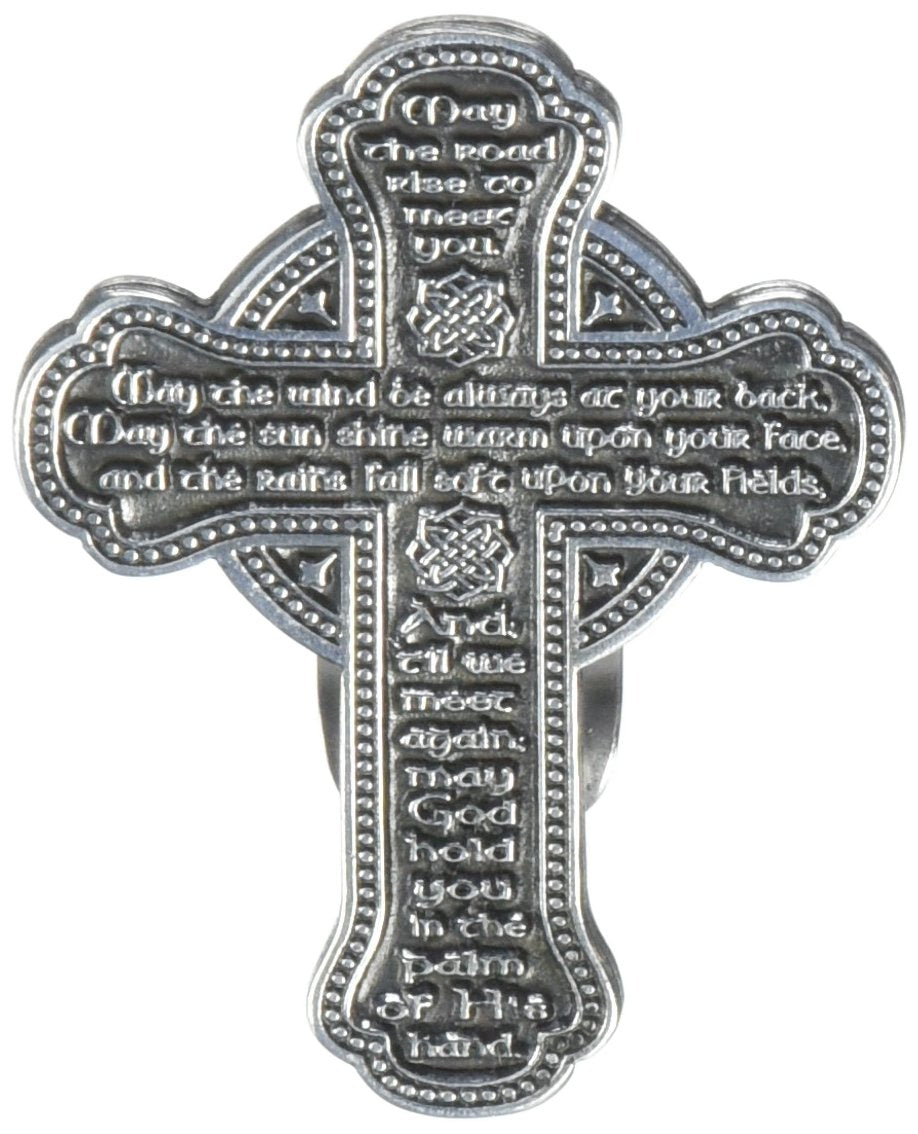 Cathedral Art (Abbey & CA Gift Auto Visor Clip, Irish Prayer Cross