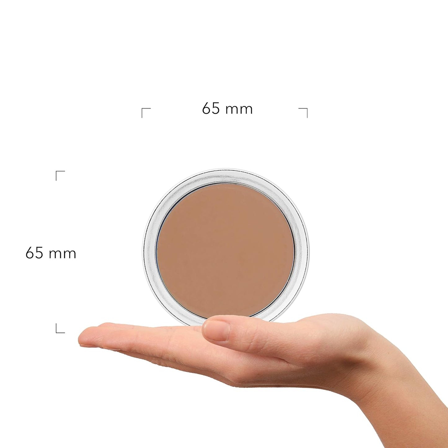 Cream Foundation Concealer - Medium to Full Matte Coverage | Vegan Fruit Pigmented Toffee Color - 0.32 oz