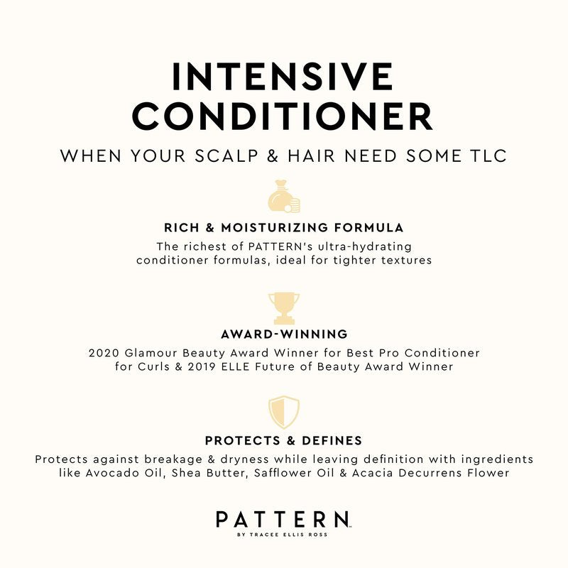 PATTERN Beauty by Tracee Ellis Ross Intensive Conditioner - Deep Hydration for Curly Hair 3c-4c