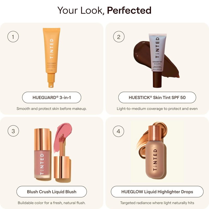 Live Tinted Hueglow Liquid Highlighter Drops - Lightweight Serum for Natural Radiance | Dawn, 1.7 fl oz / 50 mL