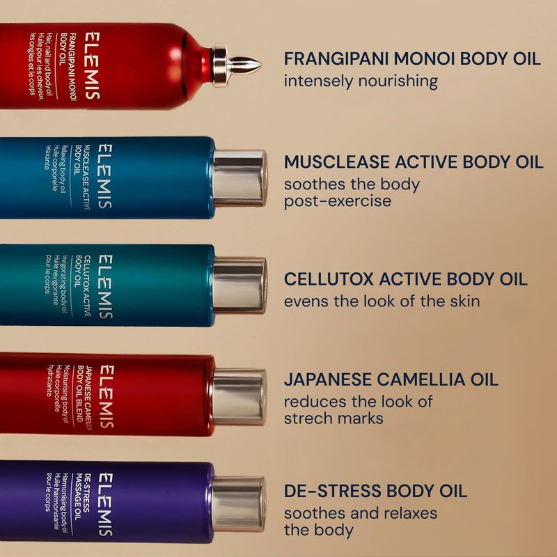 ELEMIS Active Body Concentrate Musclease 100ml, Revitalizing Massage Oil for Tired, Aching Muscles