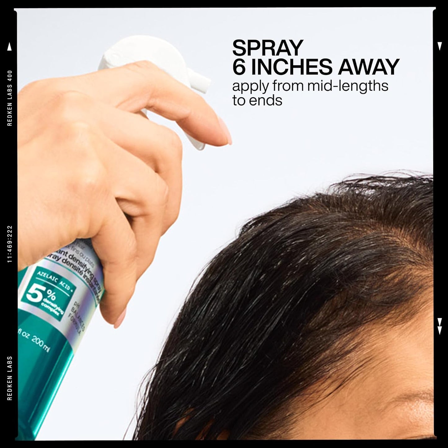 Redken Acidic Grow Full Instant Densifying Spray - Lightweight Root-Lift Hair Spray for Thicker Hair | Heat Protection Up to 450°F