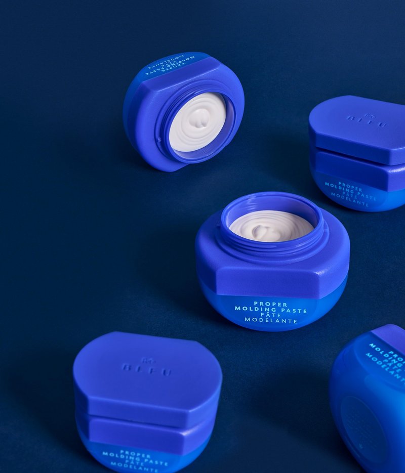 R+Co BLEU Proper Molding Paste | Enhanced Texture, Frizz + Humidity Protection, Flexible Hold | Vegan, Sustainable + Cruelty-Free | 1.7 Oz