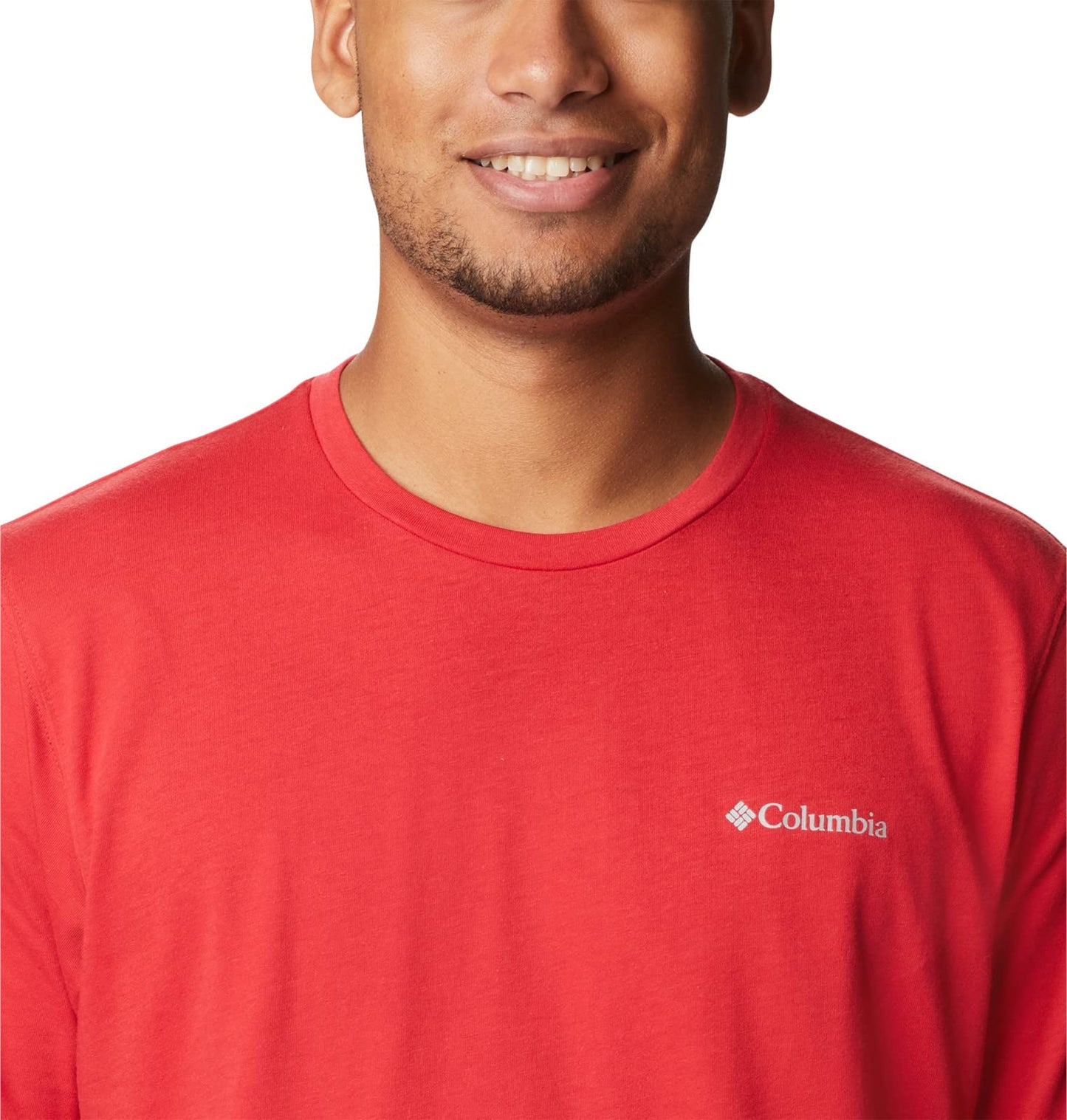 Columbia Mens Thistletown Hills Short Sleeve T-Shirt, Mountain Red, 2X