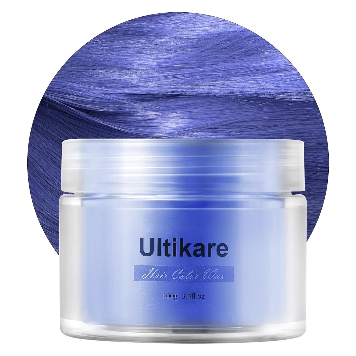 Temporary Hair Color for Kids, Ultikare Orange Hair Dye Washable Natural Hair Wax Color Chalk Mud Cream DIY Hairstyle Clay For Dark Hair Halloween, Cosplay, Party, Christmas Gift Girls 3.4 Fl Oz