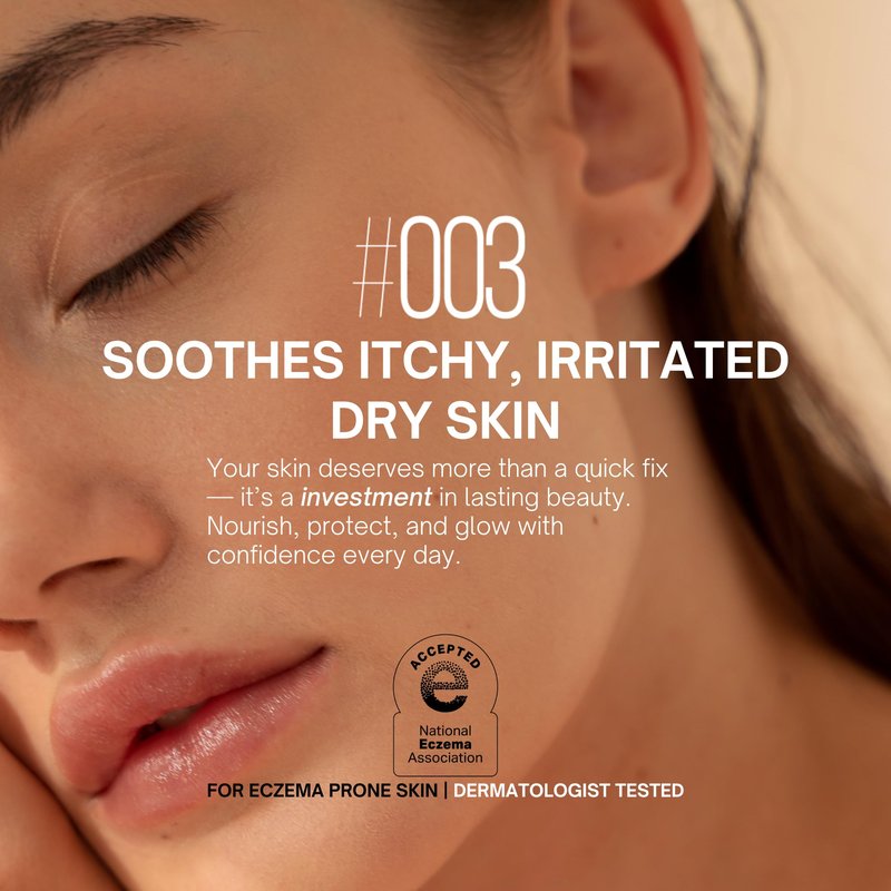 Dr. Arsy Eczema Cream #003 Clinically Tested Ultra-Rich Relief, Repair & Hydrating Moisturizer for Dry Sensitive Face & Body | Hypoallergenic | Steroid-Free, Vegan | Vitamins & Amino Acids | 4 oz