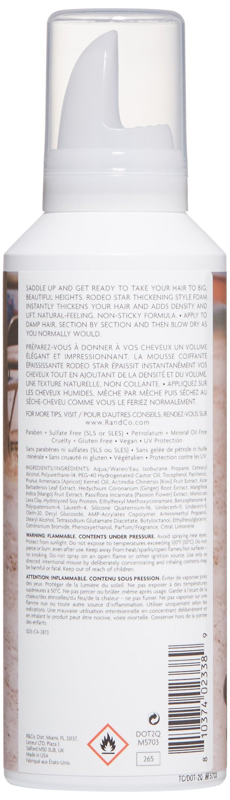 R+Co Rodeo Star Thickening Style Foam 150 ml / 5 oz