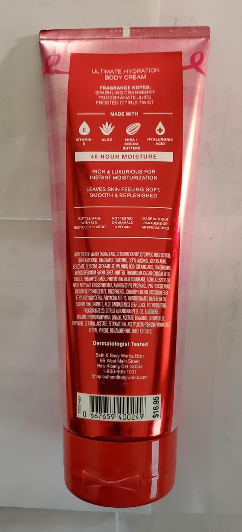 Mrs. Claus Shower Gel & Body Wash Set | Ultimate Hydration Lotion & Cream - 3 Piece Gift Set