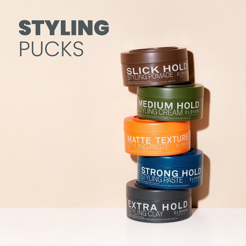 ELEVEN AUSTRALIA Extra Hold Styling Hair Clay for Men and Women - Maximum Hold, Matte Finish for Texture, Long-Lasting Definition, Ideal for Short to Medium Hair - 3 oz