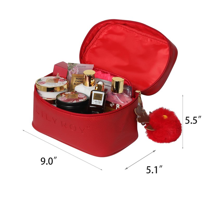 Gifts for Women - 36Pcs Rose Bath and Body Gift Set, Spa Gift Set for Women, Beauty Care Kit | Gift for Christmas, Birthday, Mothers Day, Valentines Day Gifts for Her Wife Perfect for Travel