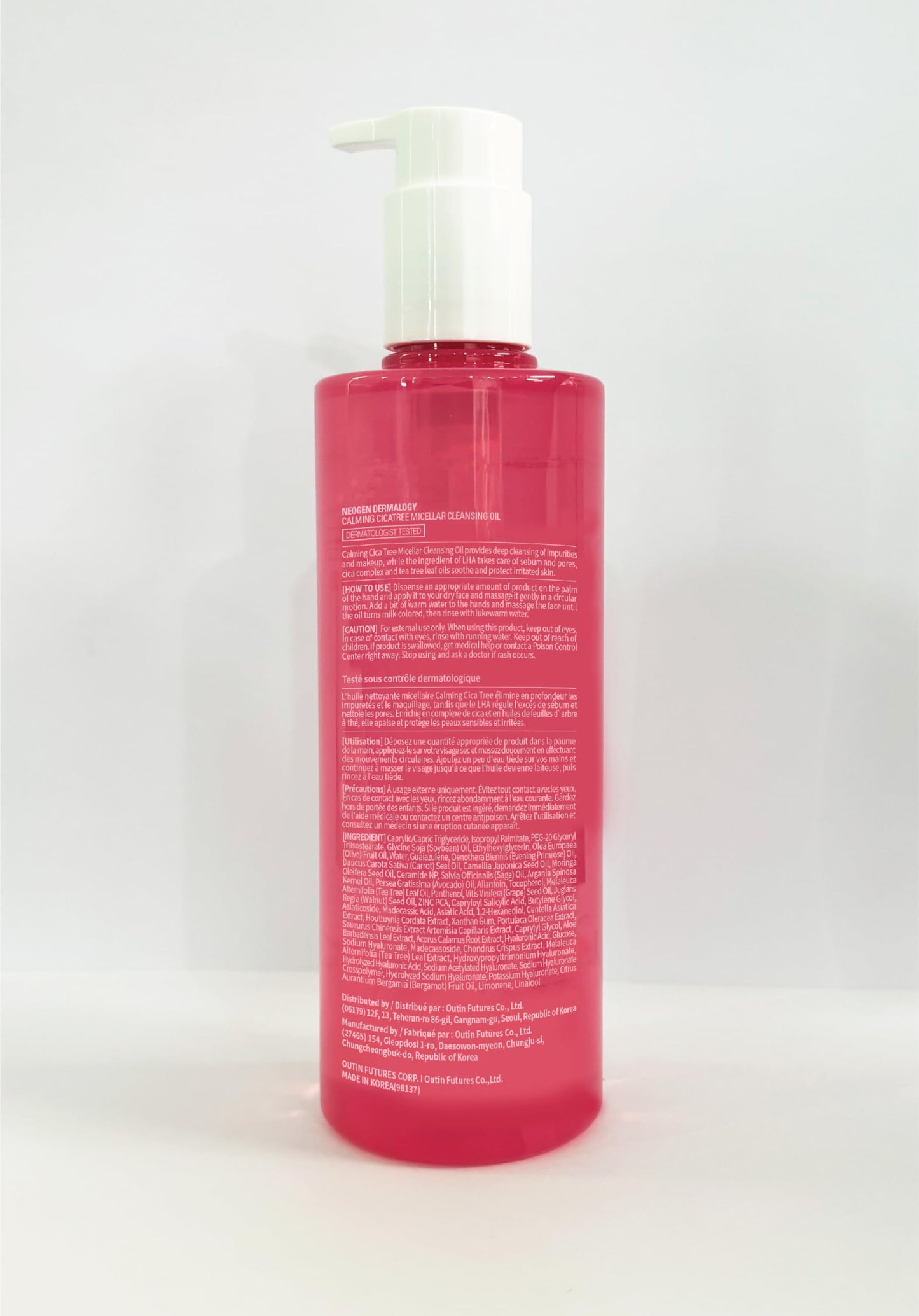 DERMALOGY by NEOGENLAB Calming Cleansing Oil, Cica Tree Micellar Formula for Sensitive Skin, Deep Makeup & Sunscreen Remover, Korean Skincare, K-Beauty, 10.14 fl oz (300 ml)