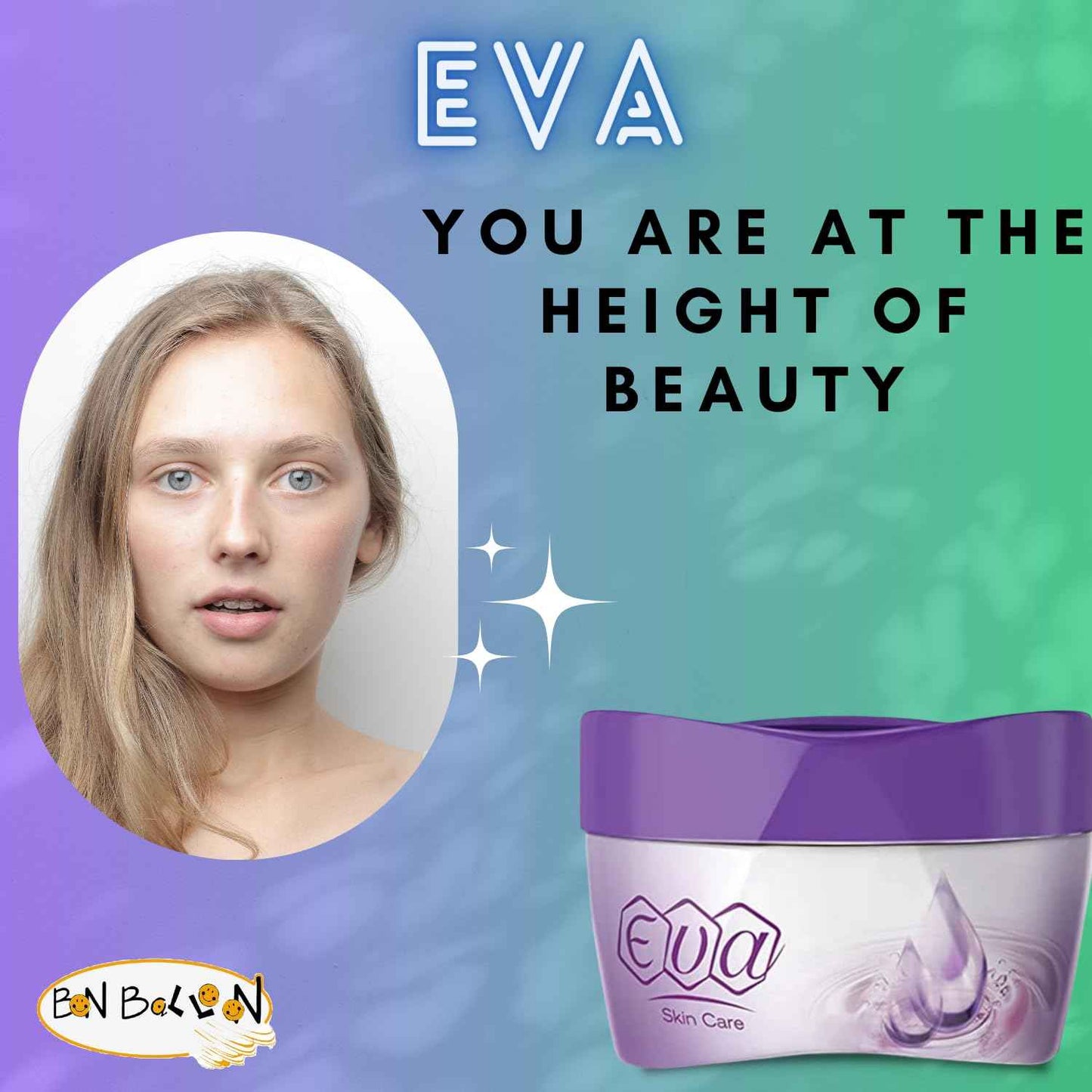 EVA Glycerin Skin Care Cream For Dry Skin Protect Skin 6 oz /170 gm (2 Pack x 6 oz / 170 gm)