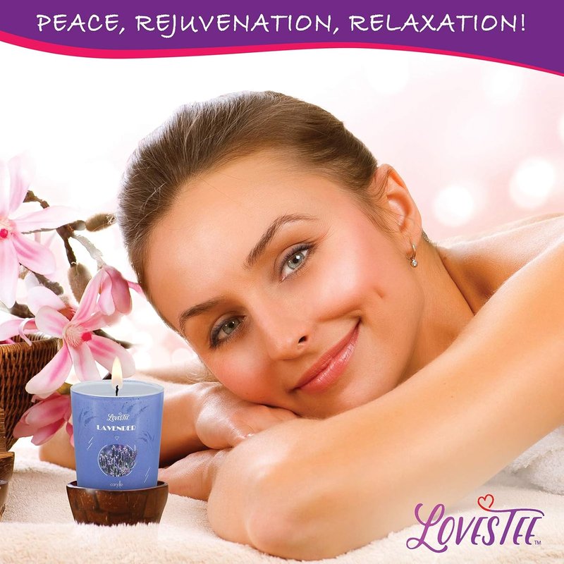 Lavender Spa Gift Basket - Relaxing Bath & Body Set for Women | Includes Candle, Essential Oil, Scrub & Lotion