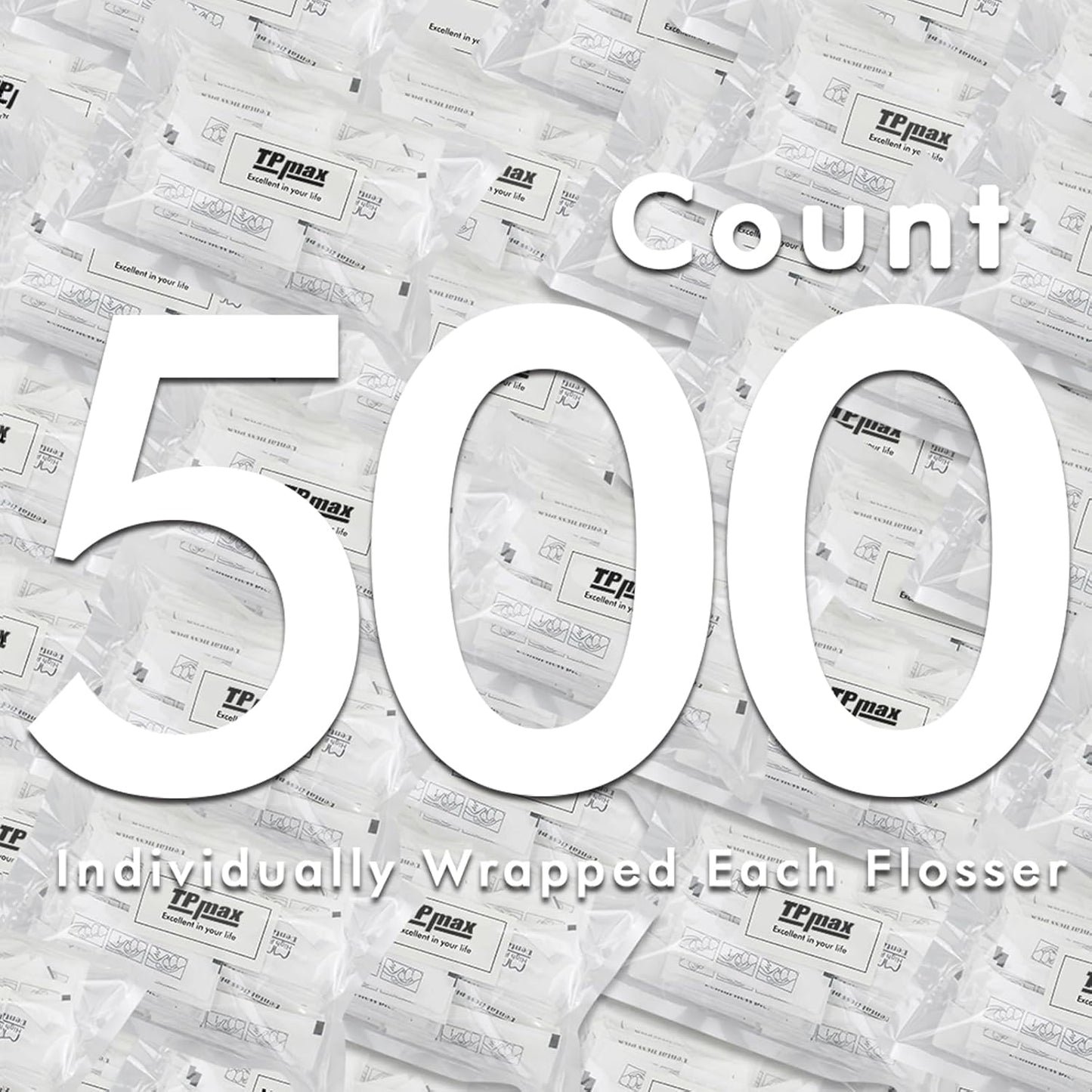 150 Count Dental Flossers Each Individually Wrapped, Floss Singles Bag, Travel Hotel Restaurant Office Car Dental Floss, Floss Picks Oral Care Teeth Clean Flat Wire