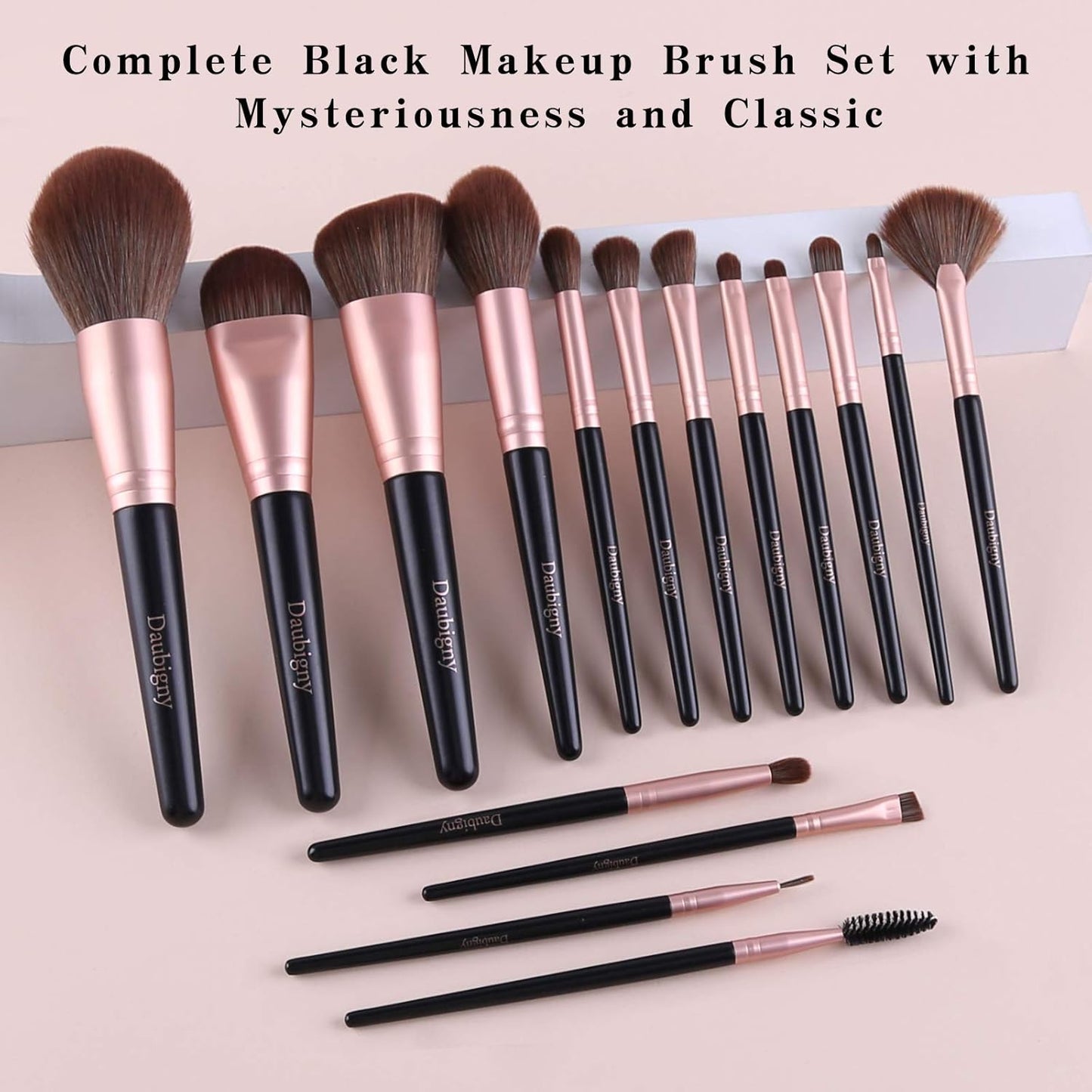 Makeup Brushes Set - Professional Foundation Brush for Flawless Application | 10-Piece Collection