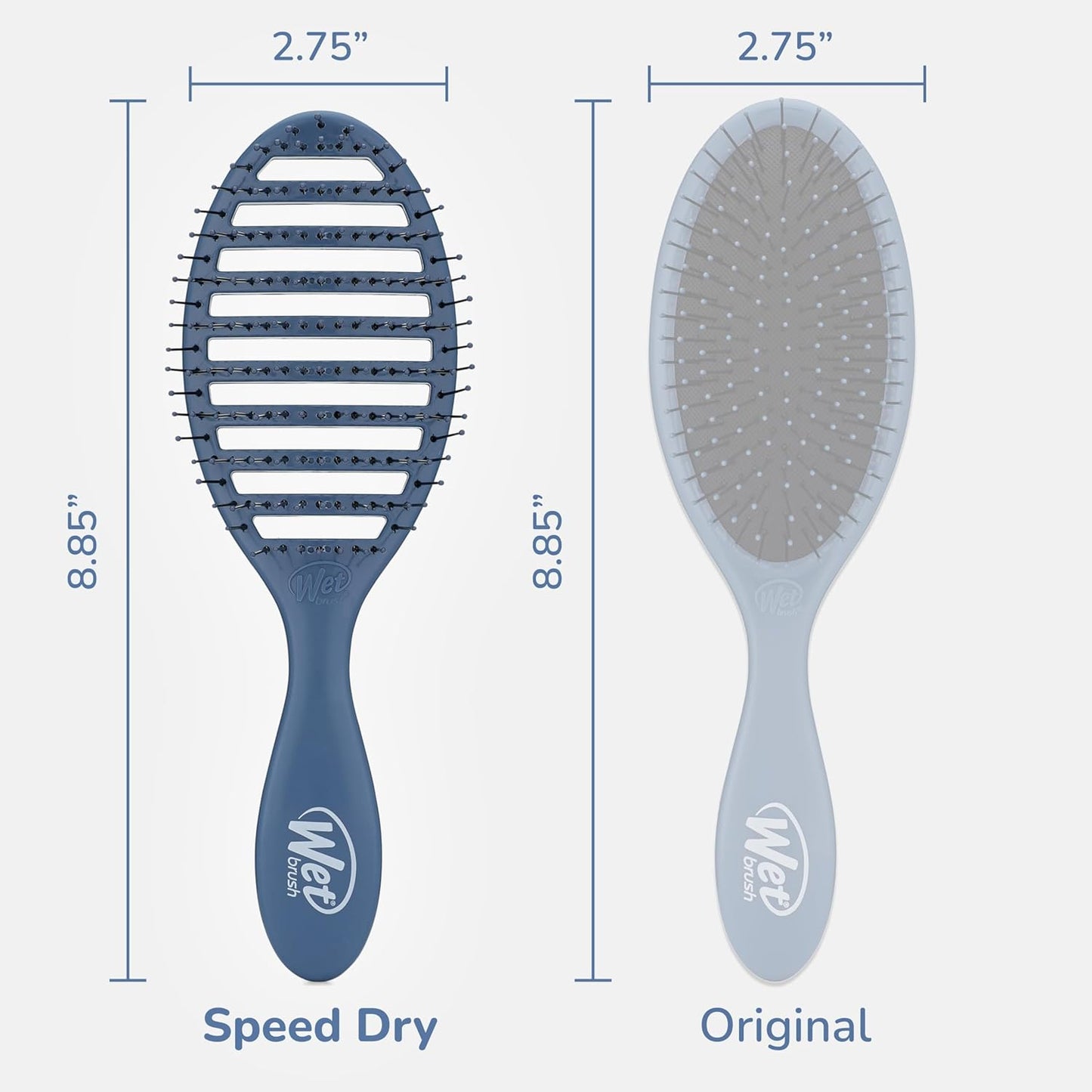 Wet Brush Speed Dry Hair Brush - Pink - Vented Design and Ultra Soft HeatFlex Bristles Are Blow Dry Safe With Ergonomic Handle Manages Tangle and Uncontrollable Hair - Pain-Free