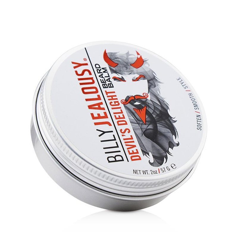 Billy Jealousy Moisturizing Strengthening & Softening Everyday Scented Beard Balm, Devil's Delight, 2 oz.