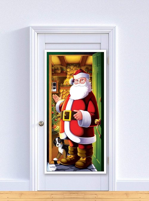 Beistle Santa Door Cover
