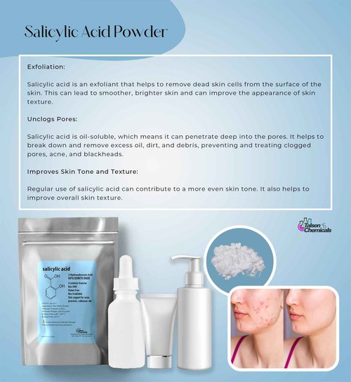 Pure Salicylic Acid Powder DIY Cosmetics Salicylic Acid by Talsen Chemicals (16 Ounce / 454 Gram)