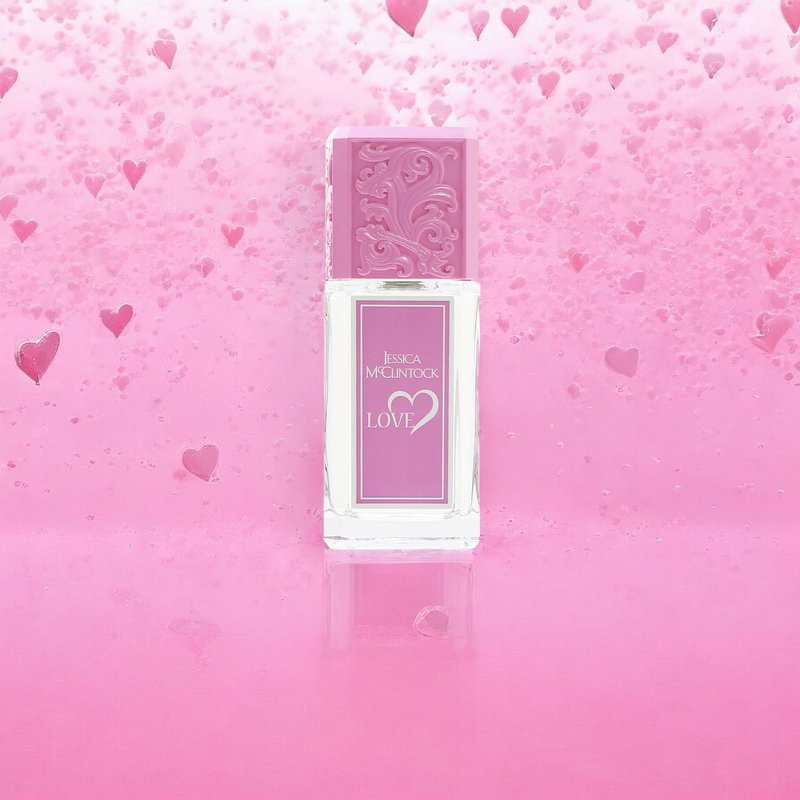 Jessica McClintock Love Eau De Parfum Spray for Women, 3.4 oz - Bright Floral Scent with Yuzu, White Tea, Gardenia, Jasmine & Amber, Romantic Long-Lasting Fragrance