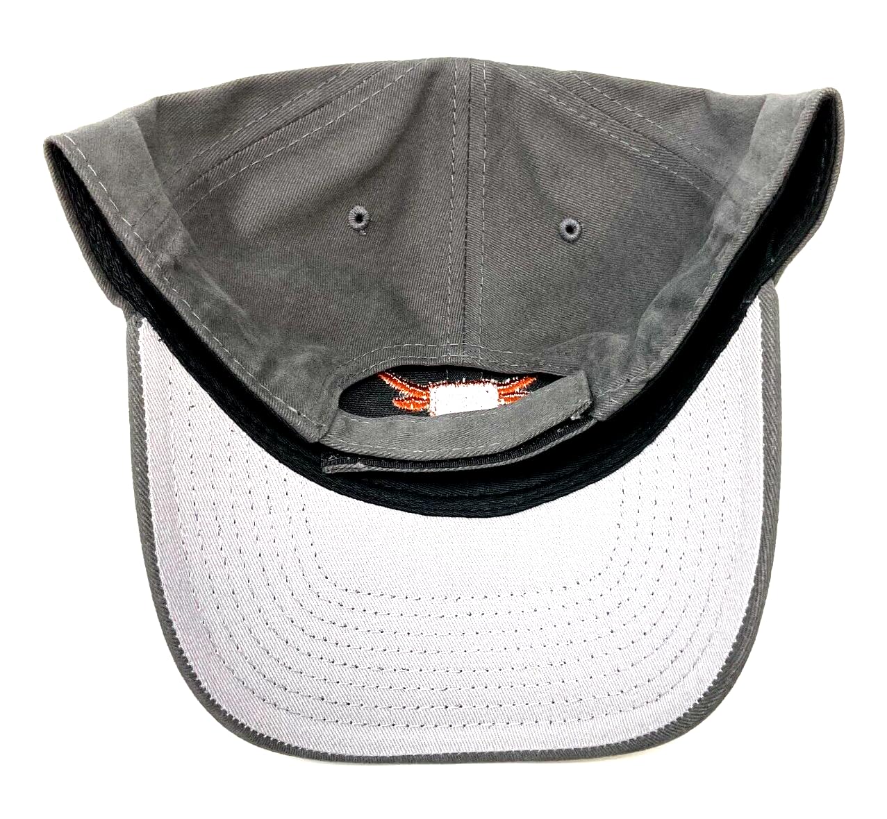 National Cap MVP Texas Longhorns Mascot Logo Dark Grey Curved Bill Adjustable Hat