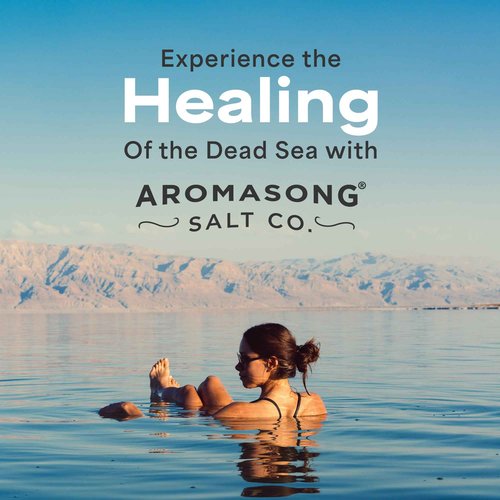 Aromasong Magnesium Flakes for Bath from The Dead Sea- 3 LB Resealable Pack Magnesium Chloride Flakes -Organic Bath Salt Muscle Relaxing Mineral Soak (Packaging May Vary)