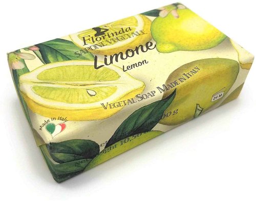 La Dispensa Florinda Vegetable Soap Made In Italy 10.56 ounces (Lemon)