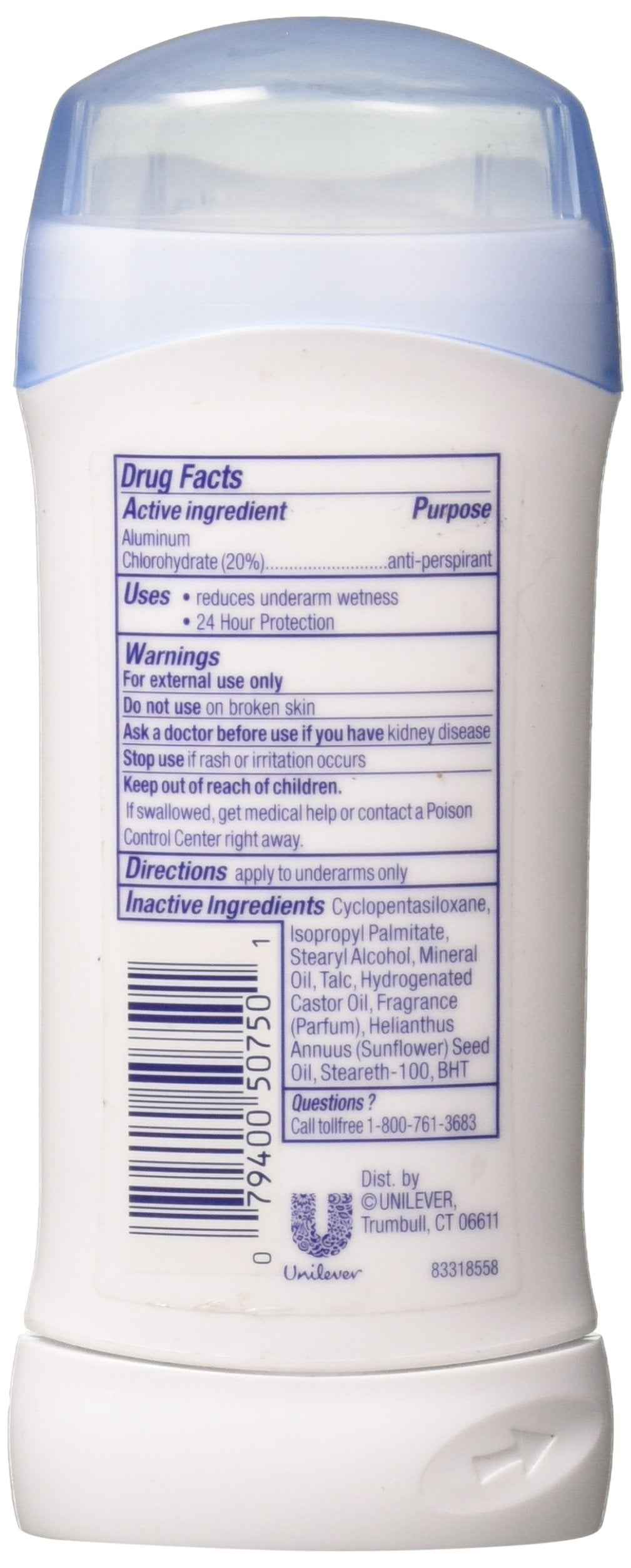 Dove Anti-Perspirant Deodorant Invisible Solid Fresh 2.60 oz (Pack of 4)