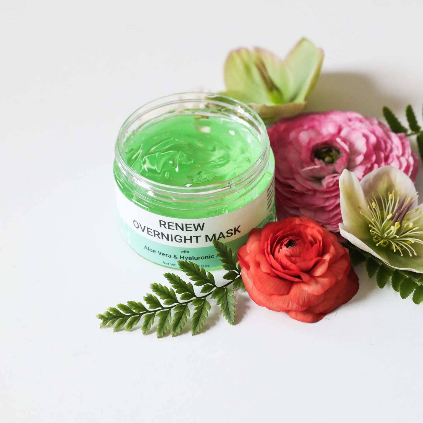 Doppeltree RENEW Overnight Face Mask with Aloe Vera & Hyaluronic Acid | 4 fl.oz | Anti Aging Moisturizing Facial Gel Sleeping Mask for Women & All Skin Types, Night Time Korean Skin Care & Repair