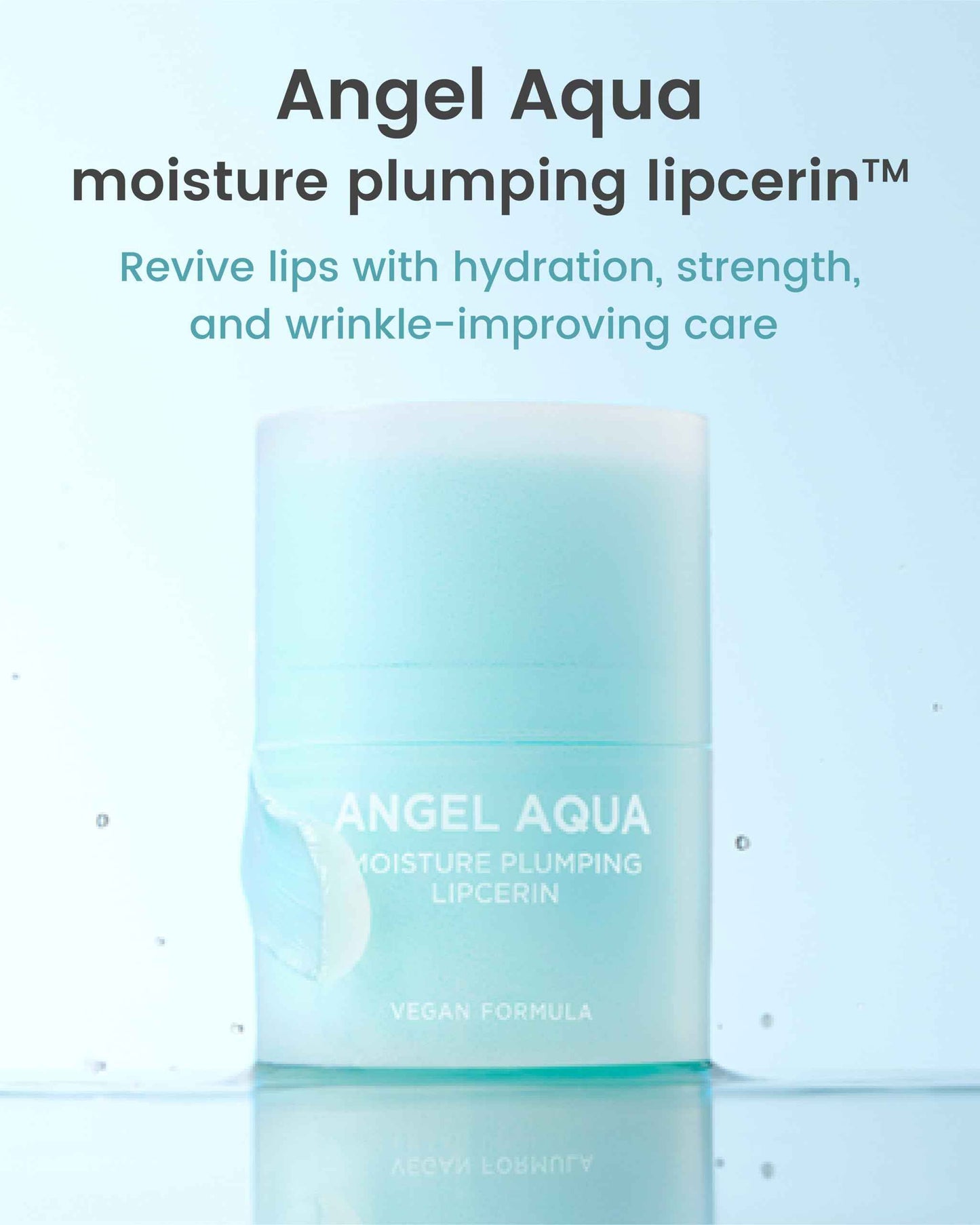 BEYOND Plumping Lipcerin (0.5fl oz) - Dewy Hydrating Lip Care Balm. Overnight Sleeping Mask for Dry, Chapped Lips. Vegan Formula with Collagen, Hyaluronic Acid, Peptides.