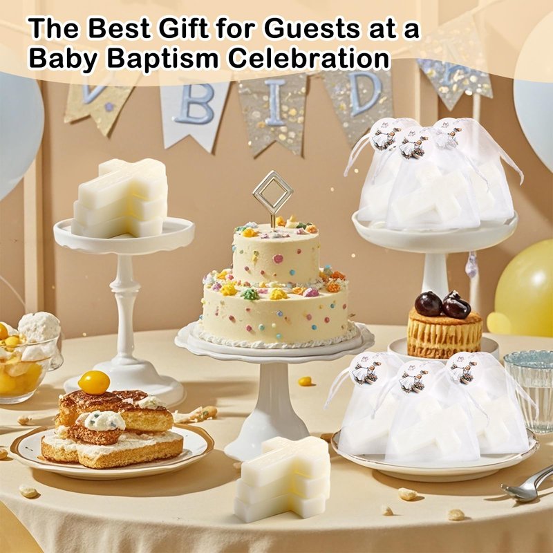 50 Pcs Baptism Favors Set Cross Soap for Girls and Boys,Baptism Party Favors for Guests,Christening Souvenirs for First Communion Favors,Recuerdos De Bautizo Para Niño Niña,Primera Comunion Recuerdos