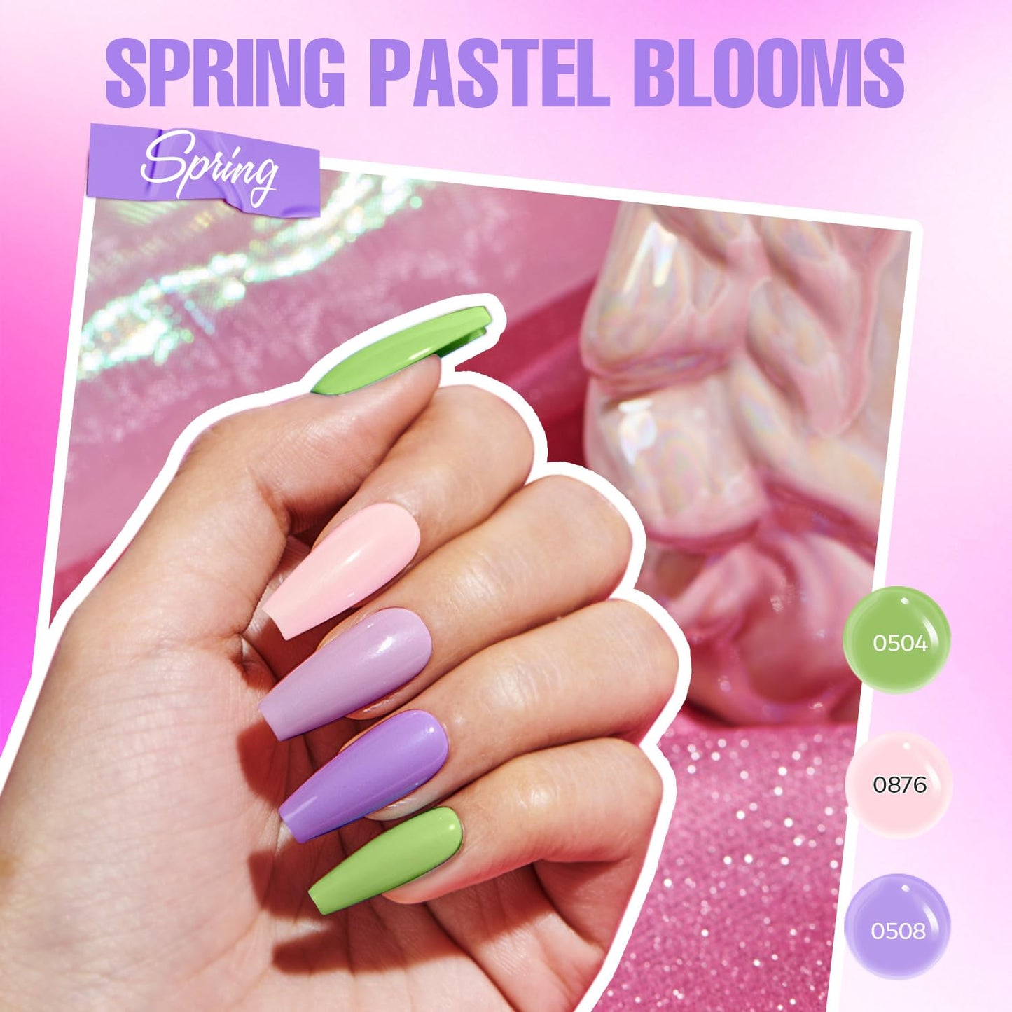 Gel Nail Polish Kit with UV Light - 32 Colors Soak Off Gel Set | Matte & Glossy Finish for DIY Manicures